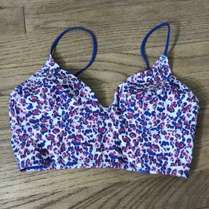 Leopard print bralette